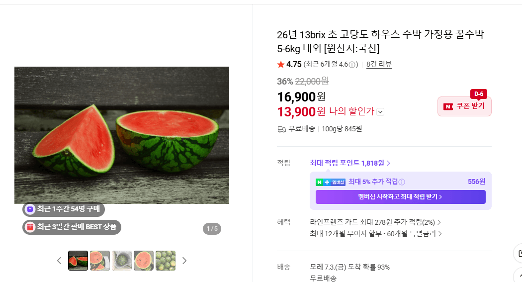 [이마트몰] 국내산 활 오징어 9~15마리 1kg (21,500원/무료)