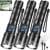3-pk Tughlax Rechargeable LED Flashlights w 10000 Lumens, LCD Display & 5 Modes ($31.34 / (약: 48,705원))