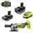 Ryobi ONE 18V 4.5" Angle Grinder w 4Ah HP Battery 2Ah HP Battery Charger ($99.00 / (약: 153,855원))