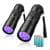 2-Pk Consciot 12 LED UV 395nm Black Light Mini Flashlight ($6.60 / (약: 10,257원))