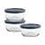 3-Pk Anchor Hocking 2-Cup Round Glass Food Storage Containers w Lids ($6.35 / (약: 9,777원))