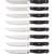 8-Pc 4.5" Amazon Basics Full Tang Stainless Steel Serrated Steak Knife Set ($15.75 / (약: 24,250원))