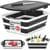 3-in-1 HI NINGER Collapsible BBQ Prep Tub w Lid, Colander, Cutting Board Knife ($13.75 / (약: 21,062원))