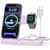 GETPALS 3-in-1 Wireless Charger Stand for iPhone, Apple Watch & AirPods ($23.96 / (약: 36,577원))