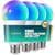 4-ct Linkind Matter Smart Color-Changing A21 E26 Wi-Fi LED Bulbs w Music Sync ($19.99 / (약: 30,516원))