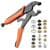 Titoe Heavy Duty Snap Fastener Tool Kit w 100 Sets of Canvas Snaps ($34.99 / (약: 52,631원))
