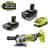 Ryobi ONE 18V 4.5" Angle Grinder w 4Ah HP Battery 2Ah HP Battery Charger ($99.00 / (약: 148,915원))