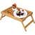 Artmeer Bamboo Breakfast Bed Tray Table w Folding Legs ($8.10 / (약: 12,184원))