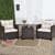 3-Piece Costway Rattan Patio Furniture Set w 2 Chairs & Coffee Table ($137.20 / (약: 206,774원))