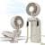 GROWNSY Portable Stroller Fan w Clip, Rechargeable Battery & Night Light ($9.10 / (약: 13,579원))