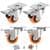 4-Ct 2" ASRINIEY Heavy Duty Swivel Caster Wheels w Dual Locking Brakes ($12.60 / (약: 18,801원))