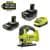 RYOBI ONE 18V Cordless Jig Saw w 18V 4Ah HP Battery, 2Ah HP Battery & Charger ($99.00 / (약: 147,727원))