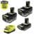 RYOBI ONE 18V Li-Ion 2x 4.0 Ah 2.0 Ah Batteries w Charger Select Tool ($179.00 / (약: 266,495원))