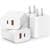 4-Pk CXX 2-Port 20W USB-C QC 3.0 USB-A Wall Adapters ($9.98 / (약: 14,858원))