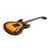 Indio by Monoprice Boardwalk Flamed Maple Semi Hollow Body Electric Guitar w Bag ($149.99 / (약: 223,305원))