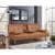 Renwick LuxuryGoods Modern Faux Leather Futon ($63.20 / (약: 93,592원))