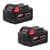 2-Pk Milwaukee M18 REDLITHIUM XC 5.0Ah Extended Capacity Battery Pack ($117.00 / (약: 171,451원))