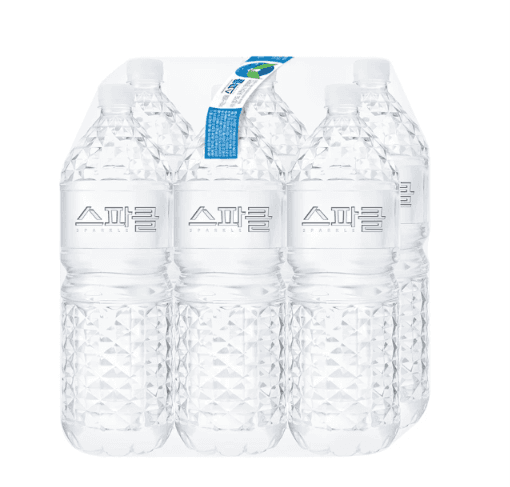 스파클 무라벨 생수 2L, 24개 (7,200원 / 무료배송)