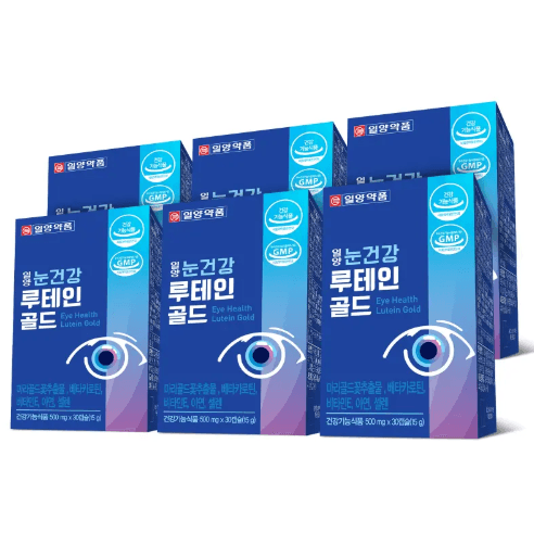 일양약품 눈건강 루테인 골드, 500mg, 30캡슐, 6박스 (10,800원 / 무료배송)