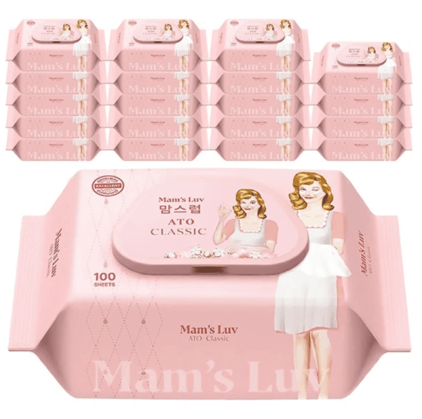 맘스럽 아토클래식 물티슈, 100매입, 20팩 (7,990원 / 무료배송)
