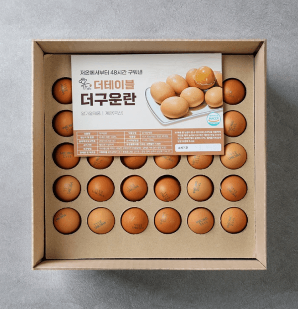 더구운란 구운계란 계란 훈제란 파손보상, 대란, 30구, 1판 (18,900원 / 무료배송)