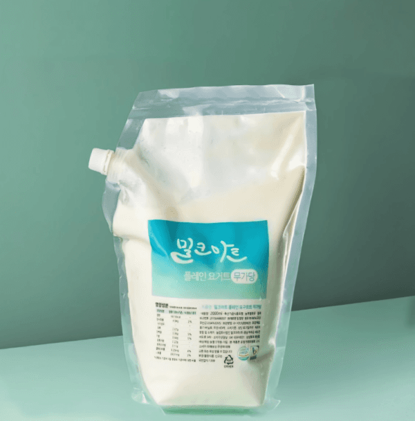 밀크아트 플레인 요구르트, 무가당, 1L, 2개 (9,980원 / 무료배송)