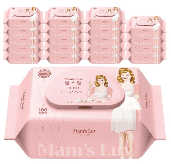 맘스럽 아토클래식 물티슈, 100매입, 20팩 (7,990원 / 무료배송)