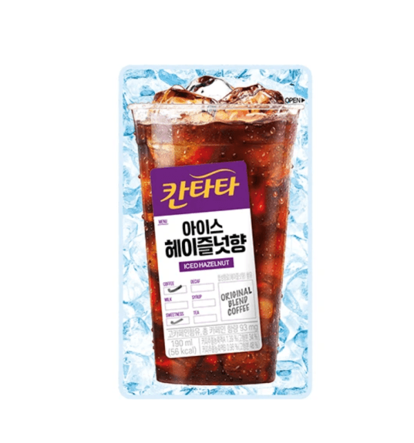 칸타타 아이스 헤이즐넛향, 190ml, 20개 (9,900원 / 무료배송)