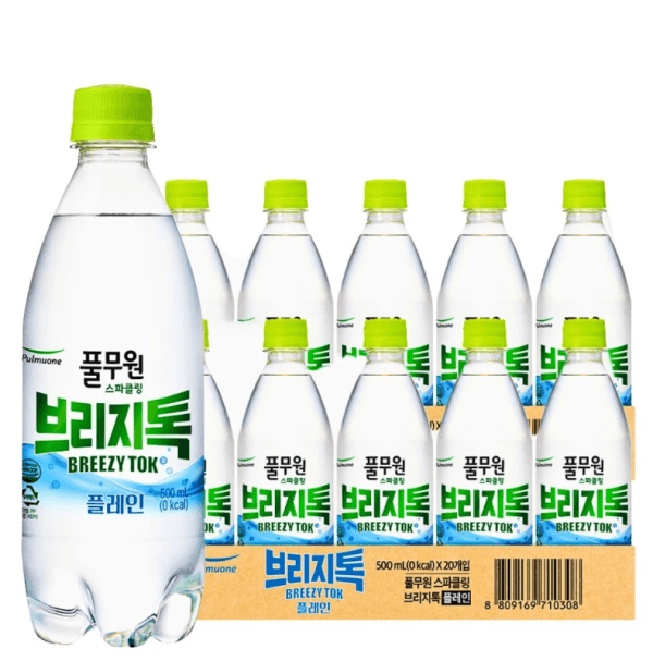 풀무원 브리지톡 탄산수 플레인, 500ml, 20개 (7,500원 / 무료배송)