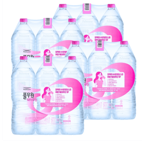 풀무원 워터루틴, 무라벨, 2L, 24개 (11,965원 / 무료배송)