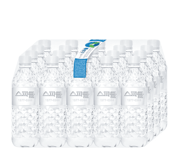 스파클 생수, 무라벨, 500ml, 80개 (7,840원 / 무료배송)