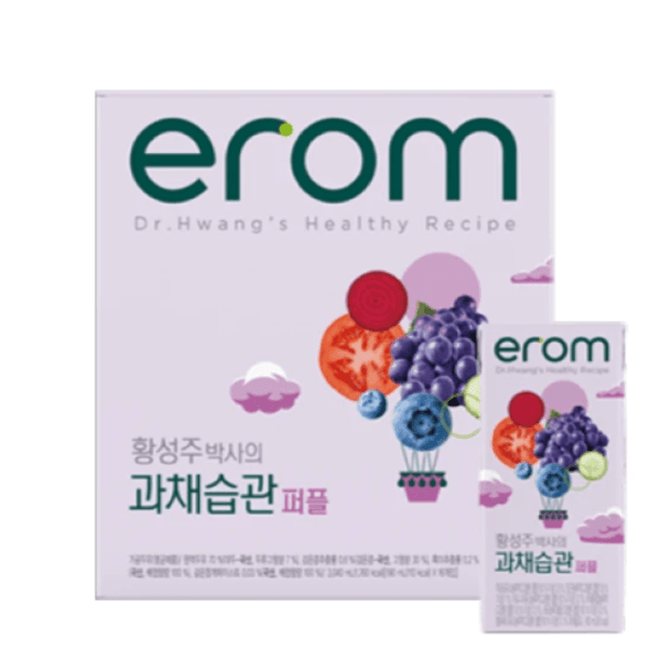 이롬 황성주 박사의 과채습관 퍼플 190ml 16개 (5,500원 / 무료배송)