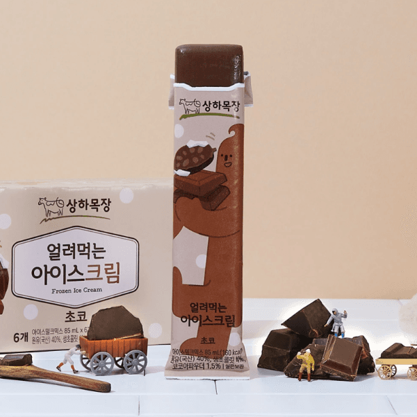 상하목장 얼려먹는 아이스크림 초코, 85ml, 24개 (14,900원 / 무료배송)