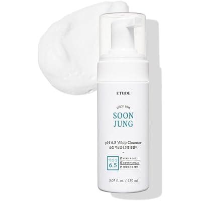 Amazon) 에뛰드 ETUDE SoonJung pH 6.5 Whip Cleanser 36.70% 할인해요 ($14.99 --> $9.49 / S&S 5% 추가할인)