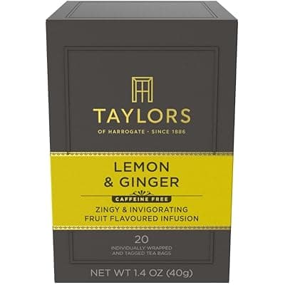 Amazon) Taylors of Harrogate Lemon & Ginger 티백 5.99---> 1.80프리쉽 역대 최저가등 프라임딜