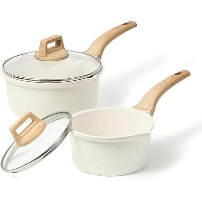Amazon) CAROTE 1.5Qt & 3.0Qt 소스 팬 세트 $45.99 -> $29.98 (최저가)등 아마존 프라임데이 딜