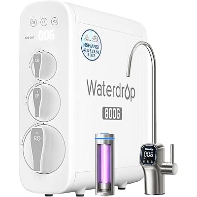 Amazon) 프라임) Waterdrop G3P800 언더싱크 역삼투압 정수기 $699