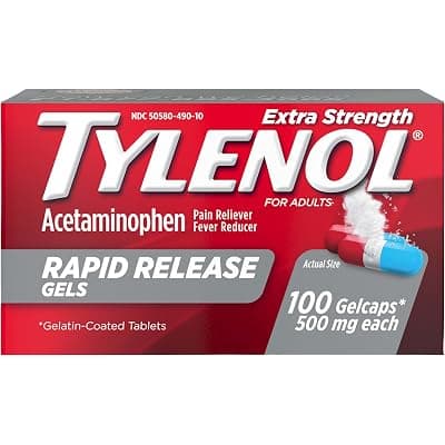 Amazon) 타이레놀 Extra Strength 100알 3.88 프리쉽 등 추가 40%