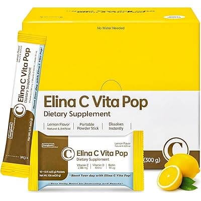 Amazon) 6/23~6/26 4일 프라임데이 한정 24% 할인!! 동국제약 로제픽! 고함량 비타민C 2000mg+D+비오틴스틱, 레몬에이드 한잔으로 피부광채·항산화·면역케어 100포/30포