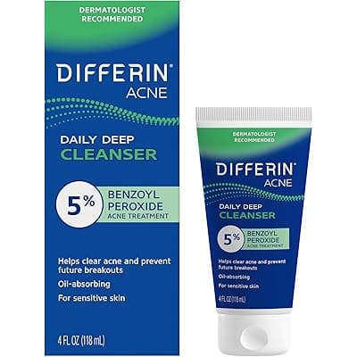 Amazon) Differin 여드름 등드름용 클렌저 2.87 프리쉽 역대 최저가