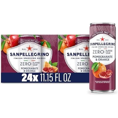 Amazon) Sanpellegrino Zero Grams Added Sugar Pomegranate & Orange Italian 스파클링 드링크 $28.98 -> $16.25