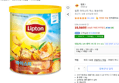 [하루특가] 립톤 아이스티 믹스 복숭아맛 1.5 kg 1개 (10,560원 / 배송 무료)