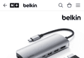 28%할인!!벨킨 7in1 USB-C타입 멀티 허브 AVC009bt 맥북 에어 프로 M5 갤럭시북6 아이패드 윈도우 노트북 호환 (56,900원 / 배송 무료)