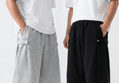 [편한바지]MACCI 남녀공용 사이드 스냅 버뮤다 팬츠, 블랙, L, 1장 (10,900원 / 배송 무료)