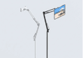 NEXTOM 테블릿 자바라 핸드폰 거치대 침대 스탠드, NXT-700, 블랙, 1개 (9,800원 / 배송 무료)