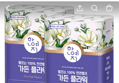 44%할인 한예지 가든 플라워 3겹 천연펄프 화장지, 30cm, 30M, 30롤, 2팩 (21,250원 / 배송 무료)