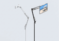 NEXTOM 테블릿 자바라 핸드폰 거치대 침대 스탠드, NXT-700, 블랙, 1개 (9,800원 / 배송 무료)