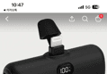 93%초특가 미니플러그 도킹형 미니 보조배터리 EB612, 5000mAh, 8핀, 블랙, 1개 (5,900원 / 배송 무료)