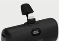 [하루특가] 미니플러그 도킹형 미니 보조배터리 EB612, 5000mAh, 8핀, 블랙, 1개 (5,900원 / 배송 무료)