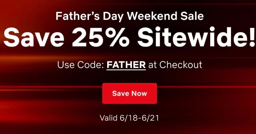 Netflix Shop / Last Day to Shop 25% Off for Father′s Day!